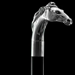 Bastone da passeggio a due cavalli