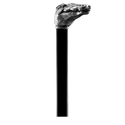 Bastone da passeggio in coccodrillo