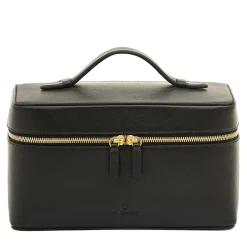 Beauty Case Grande in Pelle Nera