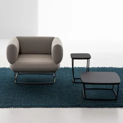 Bernard Poltroncina grigio chiaro