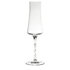 Beviamo Set di 6 flute con stelo ritorto