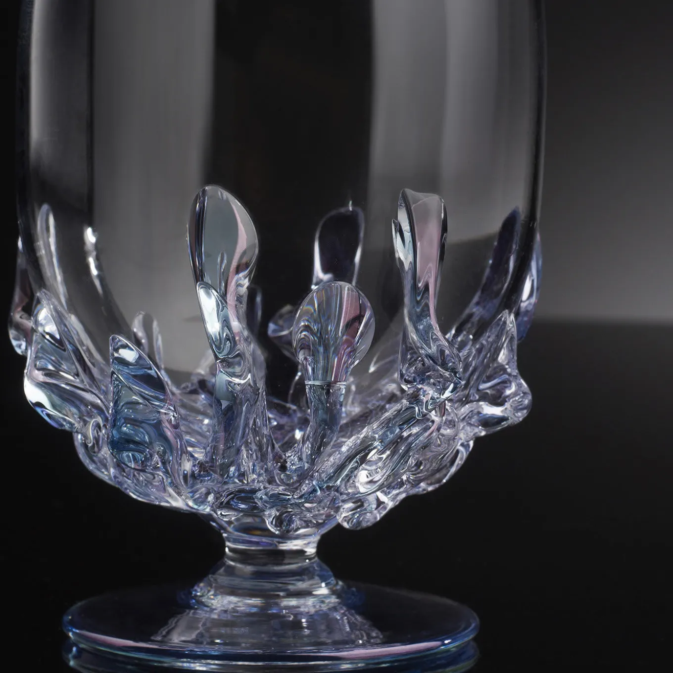 Bicchiere da acqua azzurro Flame Small