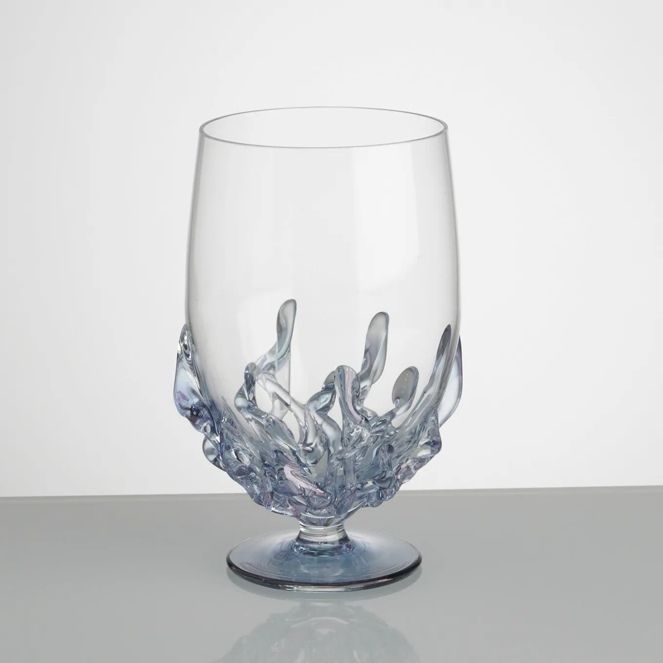 Bicchiere da acqua azzurro Flame Small