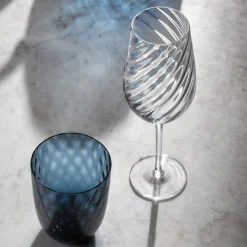 Bicchiere da vino bianco trasparente Tolomeo Ottico Torsé