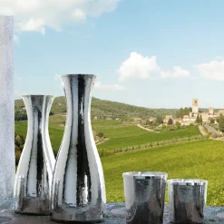 Bicchiere da vino martellato