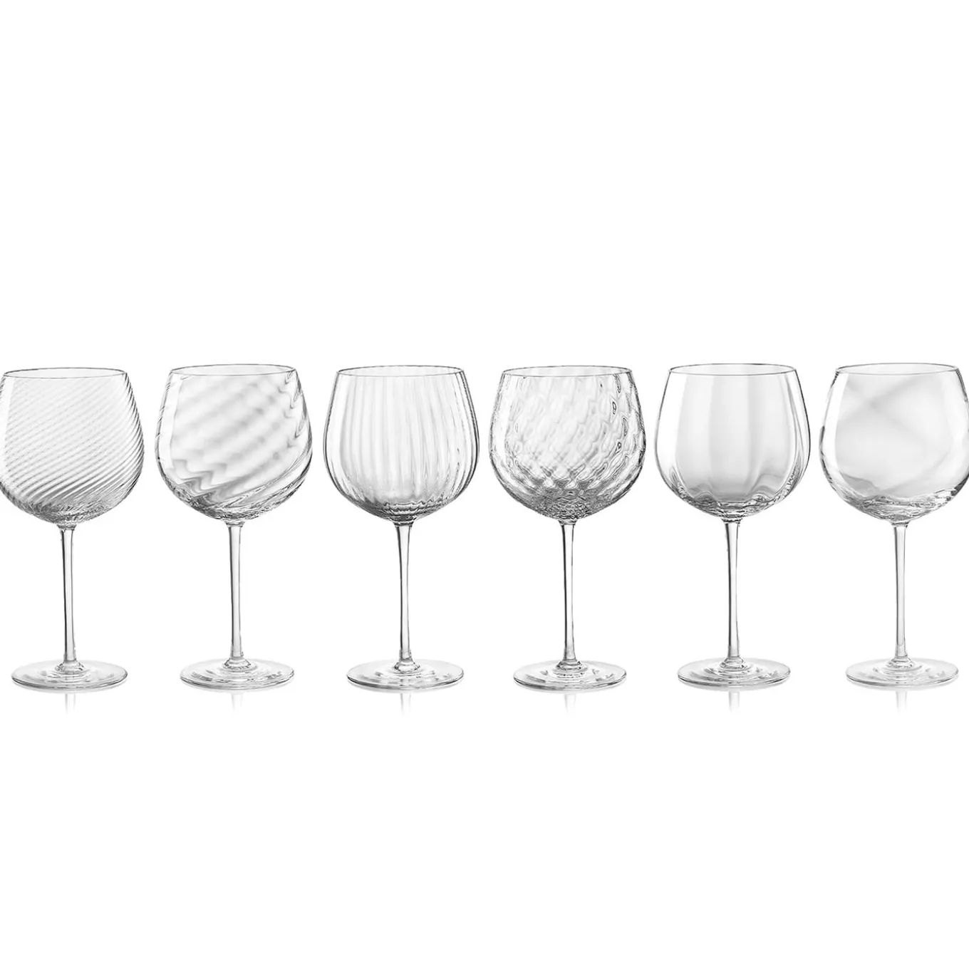 Bicchiere da vino rosso trasparente Tolomeo Ottico