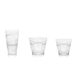 Bicchiere di cristallo da vino Fiori