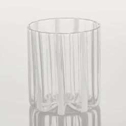 Bicchiere Loos a righe bianche