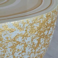 BonBon Tavolino irregolare dorato e beige #2