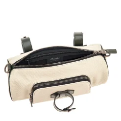 Borsa da bicicletta in pelle verde Passion