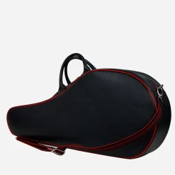 Borsa da tennis rossa e nera