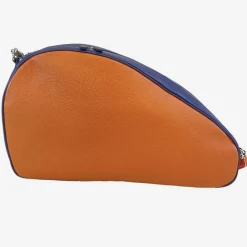 Borsa in Pelle per Paddle e Pickleball Bianco, Arancione e Blu