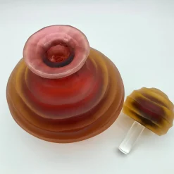 Bottiglia bassa in ambra di Achille D'Este e Renzo Vianello