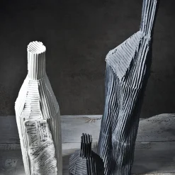 Bottiglia Decorativa Cartoccio E18/Nera