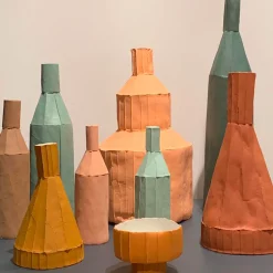 Bottiglia Decorativa Liscia E2/Verde azzurro scuro