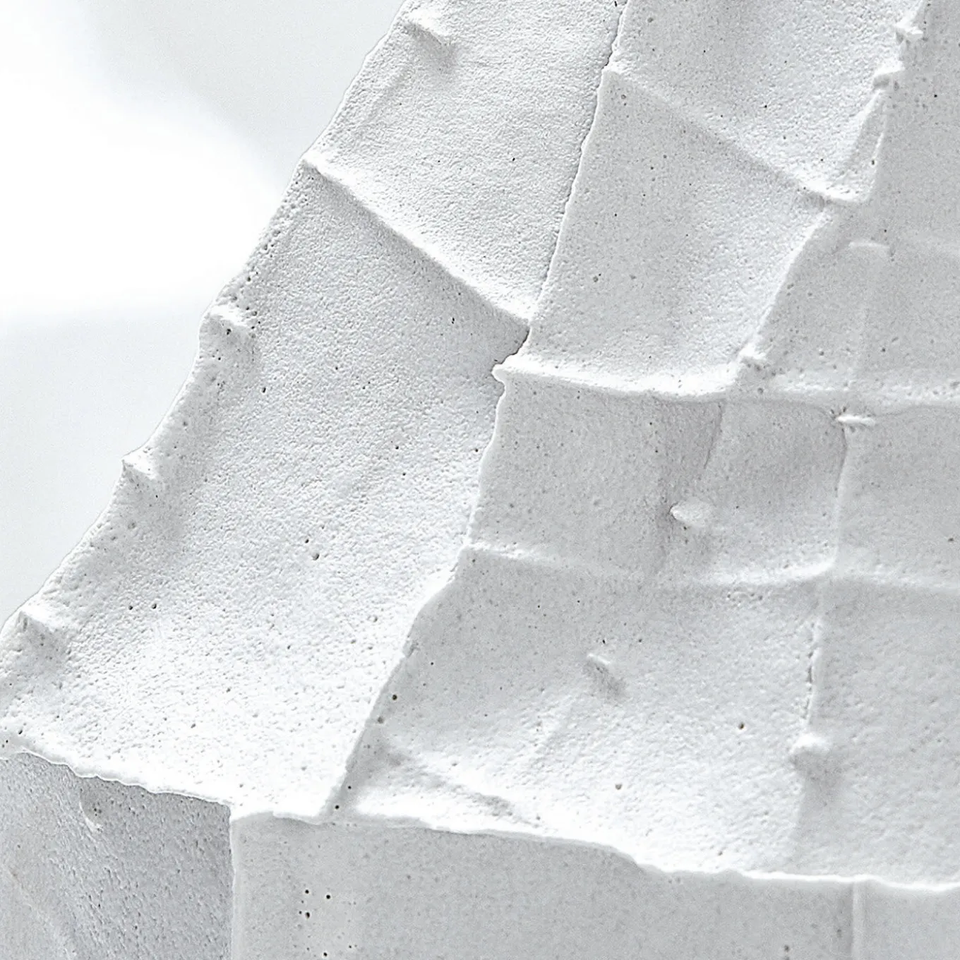 Bottiglia Fide Corteccia in Ceramica Bianca