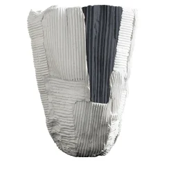 Bowl Cartoccio tall bianca con inserto nero