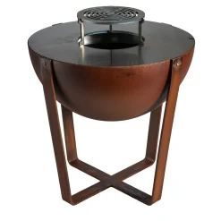 BQ154 Iris barbecue in ferro a semisfera