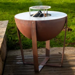 BQ154 Iris barbecue in ferro a semisfera