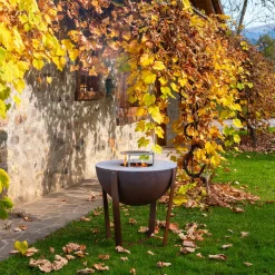 BQ154 Iris barbecue in ferro a semisfera