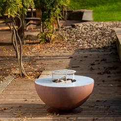 BQ157 Tulipano Barbecue Rotondo in Ferro