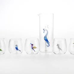 Brocca a forma di pavone