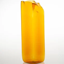 Brocca in vetro ambrato Bricco