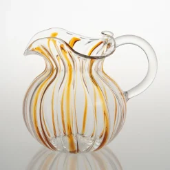 Brocca Torcello a righe gialle