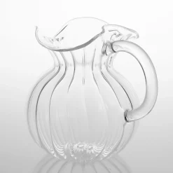 Brocca Trasparente in Vetro Torcello