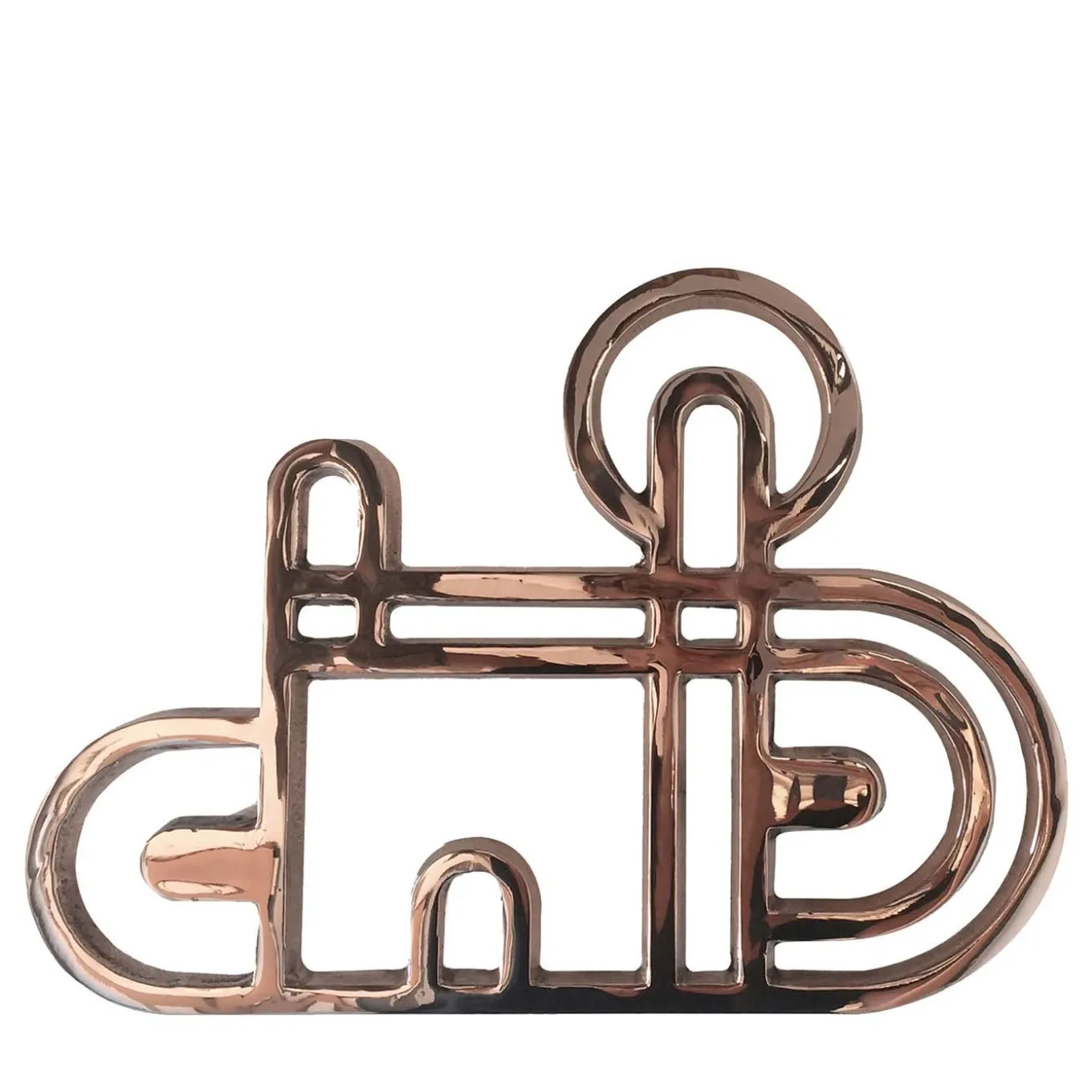 Bronzino Gancio grande in bronzo