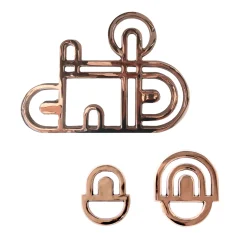 Bronzino Gancio grande in bronzo