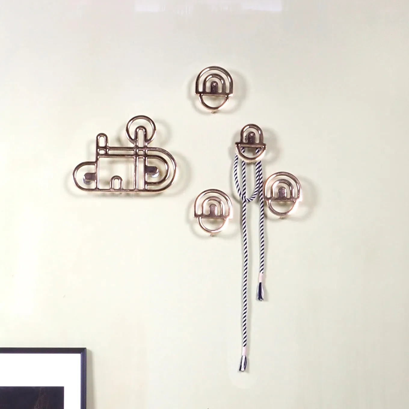 Bronzino Gancio grande in bronzo