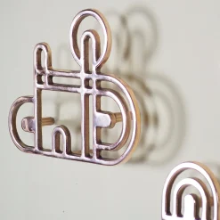 Bronzino Gancio grande in bronzo