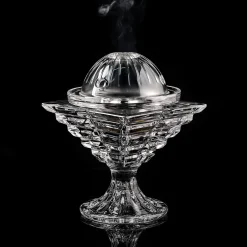 Bruciatore d'incenso ayurvedico in cristallo #2
