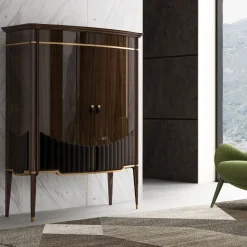 Cabinet da bar Hollywood Glossy Brown