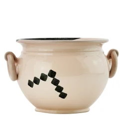 Cachepot con motivo quadrato Kiasmo