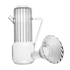 Caffettiera in vetro trasparente Milady