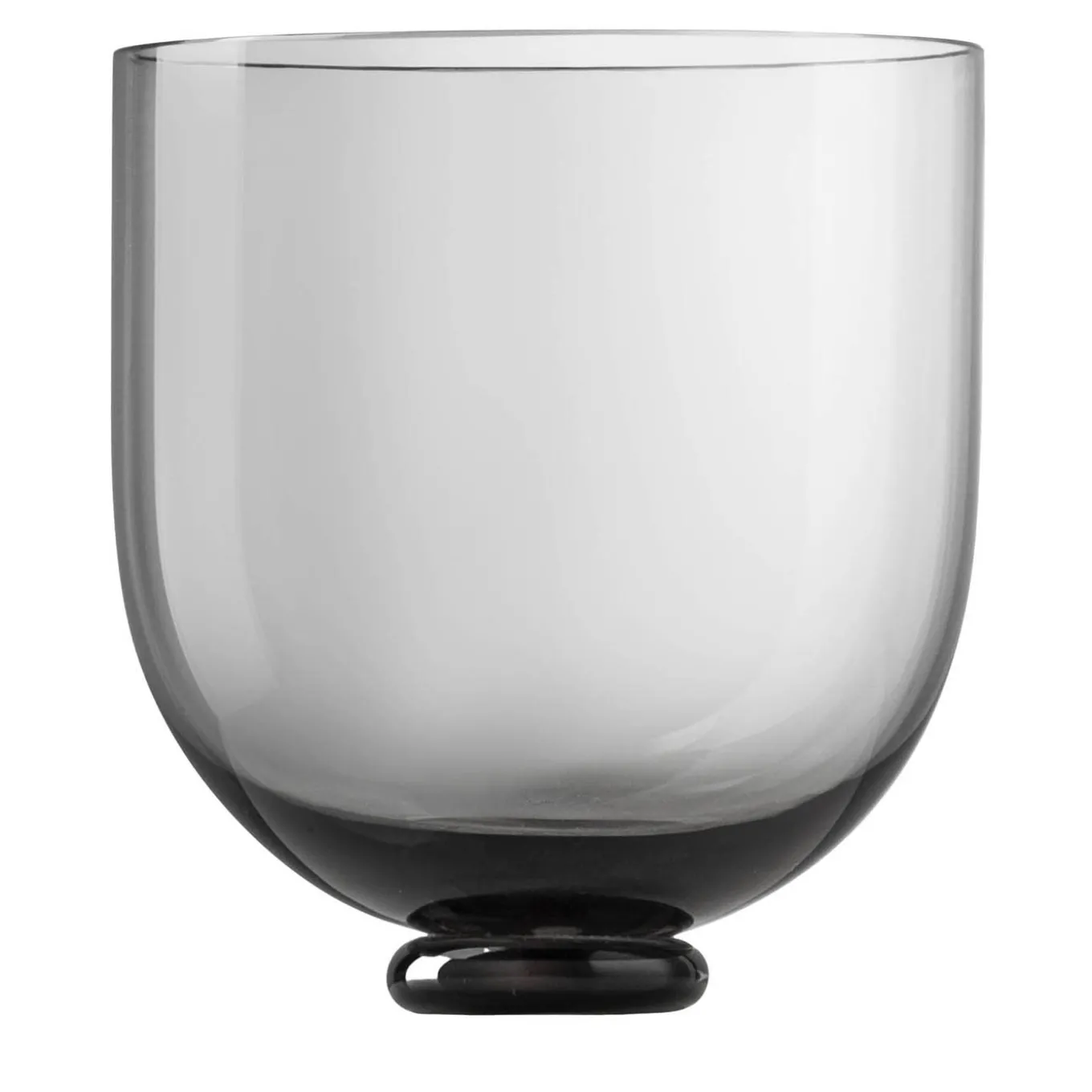 Calice da vino in vetro Murano Fungo Gray