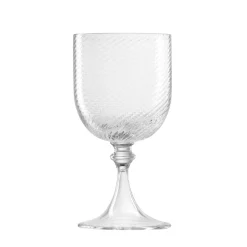 Calice da vino in vetro trasparente Twisted