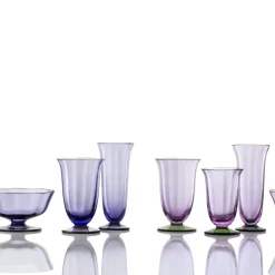 Calice da vino Pesco Verde Purple Twisted