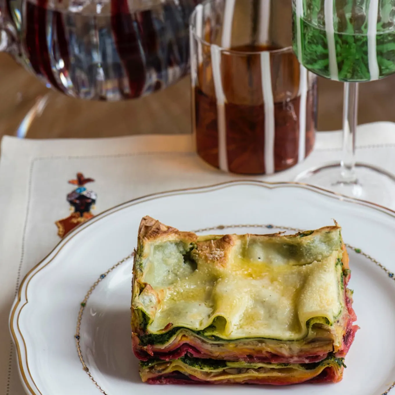 Calice verde Mezzo & Mezzo