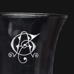 Calici da vino e da acqua in cristallo deco