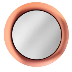 Calliope Specchio da parete rame smerigliato