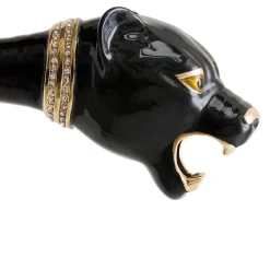 Calzascarpe in Legno Smaltato Pantera Nera