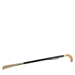 Calzascarpe in Marmo Dorato Aquila con Anelli in Ottone