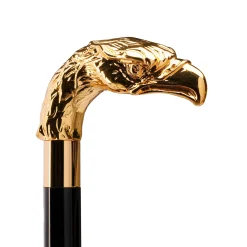 Calzascarpe in Marmo Dorato Aquila con Anelli in Ottone