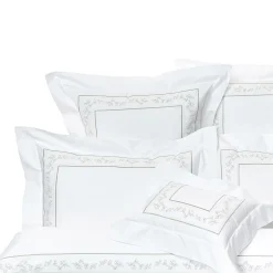 Camicie da letto Roma White & Silver Olive