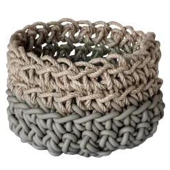 Canapa Pearl Grey Basket #3 di Rosanna Contadini