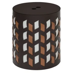 Cancun N. 12 Moka Cestello rotondo con coperchio