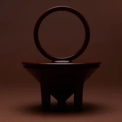 Candela in ceramica Drop Terra